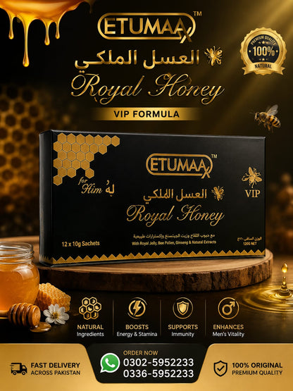 Luxury ETUMAX Royal Honey – Energy & Vitality Formula