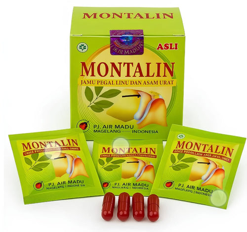 🌿 Montalin Herbal Capsules, Made In Indonesia – Natural Support for Joint Comfort & Mobility