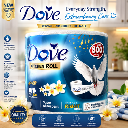 Dove Kitchen Tissue Roll – Perfect for Home & Office Use
