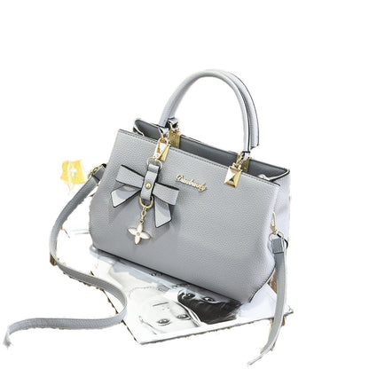 Black OU Leather Women's Shoulder Bag