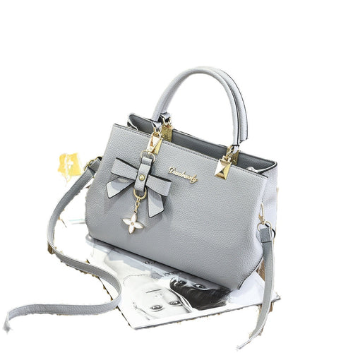 Black OU Leather Women's Shoulder Bag