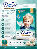 Dove Premium Baby Diapers – Gentle Care for Your Little One