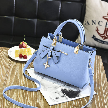 Black OU Leather Women's Shoulder Bag
